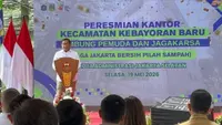 Pramono Resmikan Dua Embung di Jaksel, Kurangi Genangan hingga Perkuat Daya Tampung Air