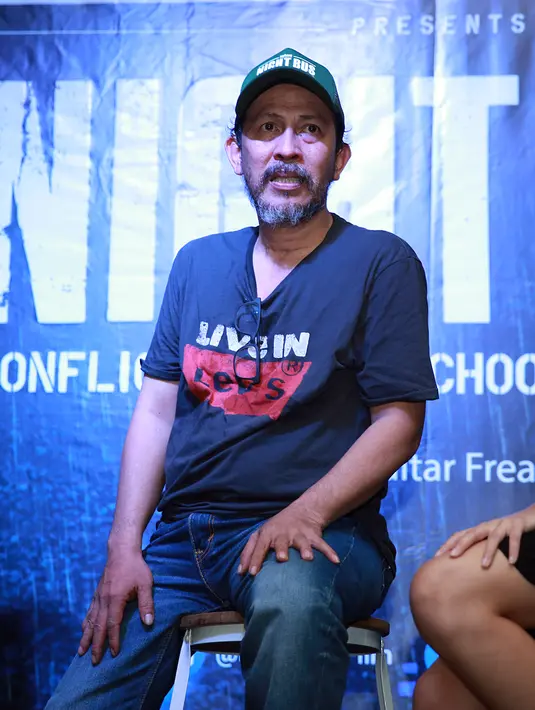 Film ‘Night Bus’ yang diperankan oleh Rahael Ketsia ini mengangkat cerita tentang perjalanan sejumlah penumpang bus malam yang terjebak dalam konflik. (Deki Prayoga/Bintang.com)