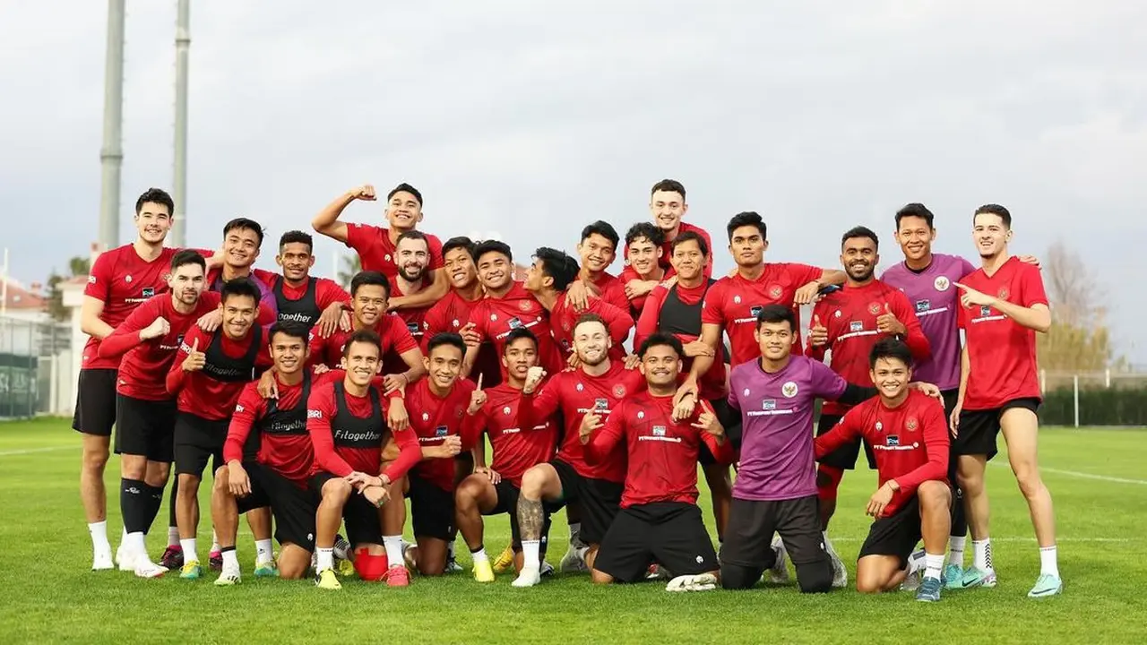 Skuad Timnas Indonesia proyeksi Piala Asia 2023.