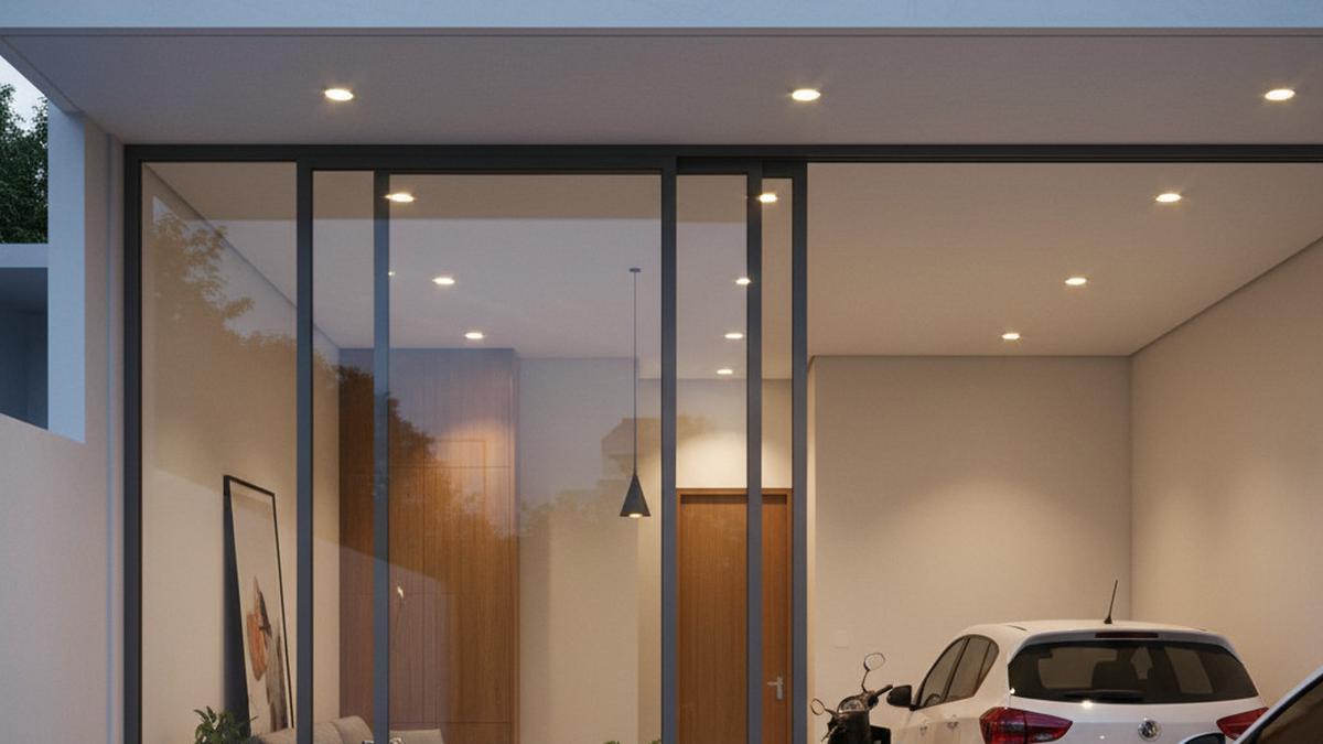 10 Teras Rumah Minimalis Menyatu Ruang Tamu dan Carport, Konsep Openspace Kekinian