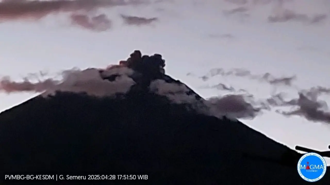 Gunung Semeru, erupsi