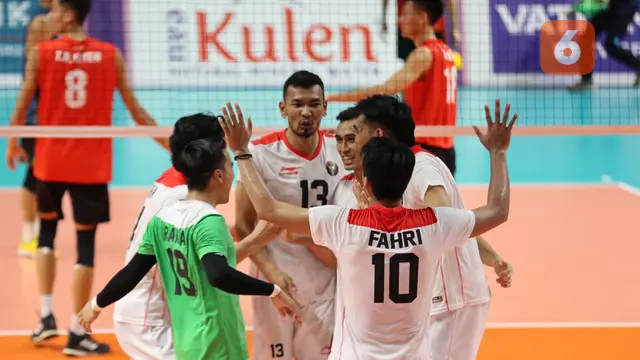 Timnas Indonesia vs Timnas Vietnam Semifinal Voli Putra SEA Games 2023