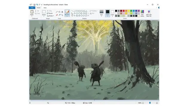 Pria Ini Buat Ilustrasi Hanya Pakai Microsoft Paint, 8 Hasilnya Keren Banget