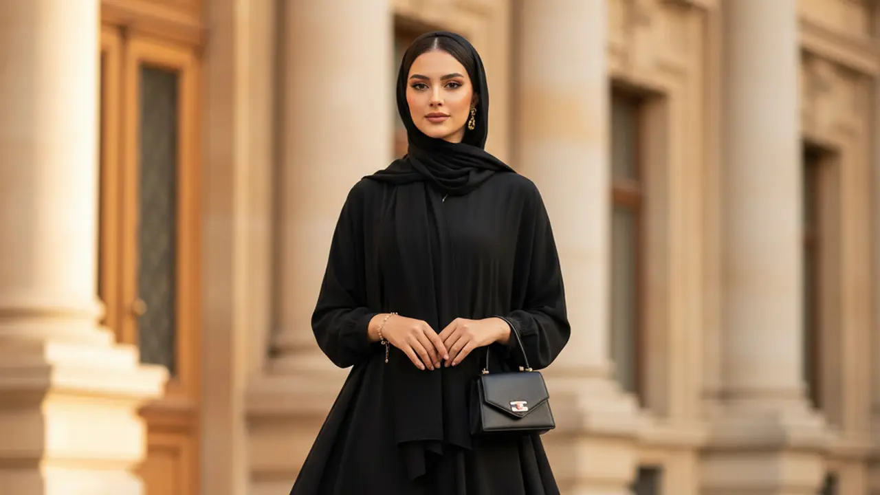 Model Gamis Abaya Hitam