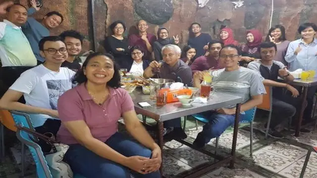 Sri Mulyani bersama keluarga besar
