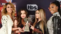 Sebuah kejadian mengejutkan terjadi di ajang penghargaan ini. Ketika Zayn sibuk berterima kasih, akun resmi Twitter iHeart Radio memberikan pengumuman bahwa kemenangan itu jatuh untuk Fifth Harmony.  (AFP/Bintang.com)