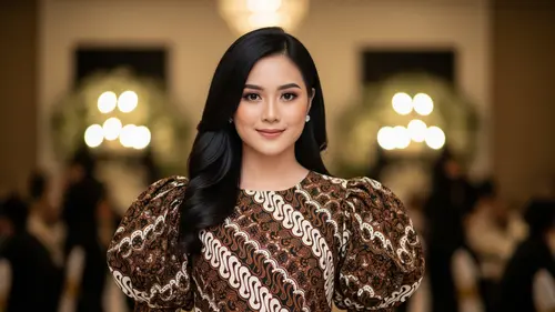 Batik Tulis Klasik Lengan Puff/Batik Tulis Motif Parang Lengan Puff