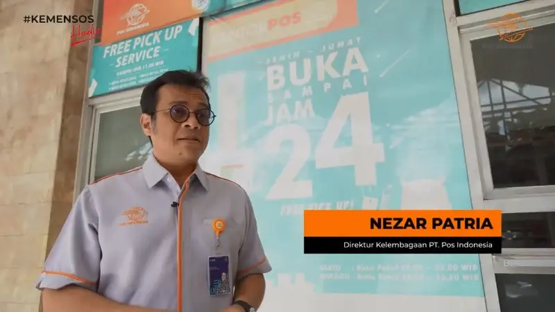 Direktur Kelembagaan PT Pos Indonesia, Nezar Patria