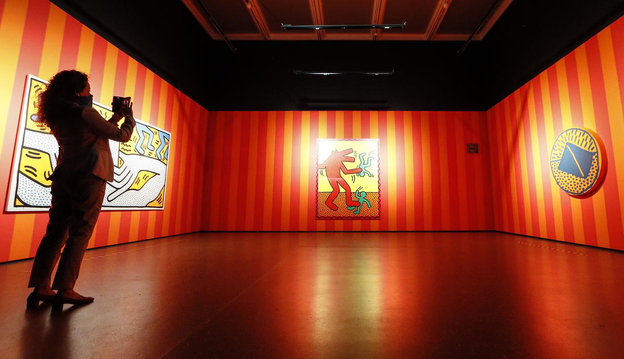 Foto Karya Seni Keith Haring Dipamerkan Di Museum Folkwang Lifestyle Liputan6 Com