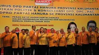 Ketua Umum Partai Hanura Oesman Sapta atau Oso menghadiri pelantikan&nbsp;pengurus Dewan Pimpinan Daerah (DPD) Partai Hanura Provinsi Kalimantan Utara (Kaltara). (Ist)