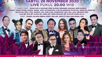 Semarak Indosiar Jakarta, digelar Sabtu (28/11/2020) pukul 20.00 WIB live dari Studio EMTEK City, Jakarta Barat
