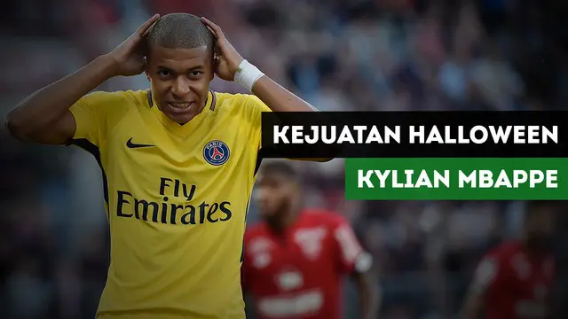 VIDEO: Ekspresi Lucu Mbappe Pada Hari Halloween