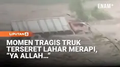 Hujan deras yang mengguyur lereng Gunung Merapi, Magelang, Jawa Tengah, Selasa siang hingga sore, memicu banjir lahar dingin di hulu Sungai Senowo.