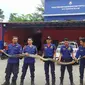 Dua ekor ular sanca berukuran 3 dan 4 meter yang diduga melilit seorang remaja hingga tewas sepekan lalu, di Serpong, Kota Tangerang Selatan, berhasil ditangkap (Liputan6/Pramita)