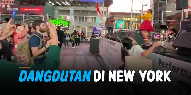 VIDEO: Semarak Cafe Dangdut di Times Square New York