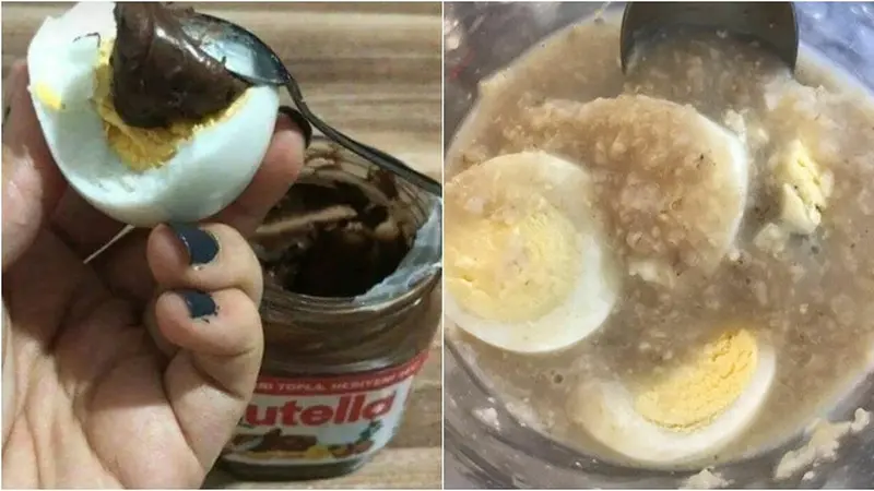 Kreatif, 6 Potret Kombinasi Telur dengan Makanan Ini Nyeleneh Banget