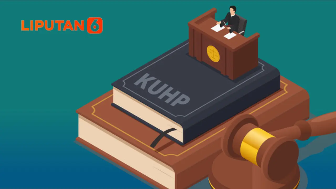Banner Infografis Deretan Pasal KUHP Baru Digugat ke MK dan Mulai Disidangkan.