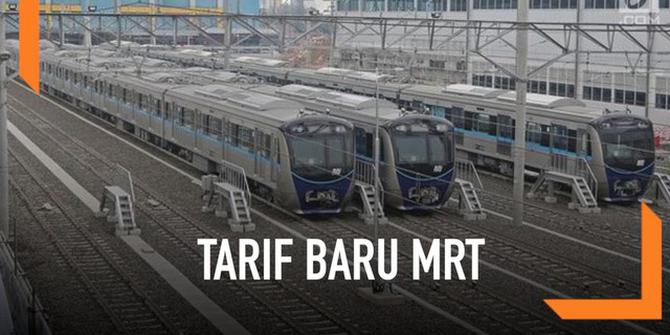 VIDEO: Berubah, Tarif Baru MRT Jakarta Maksimal Rp14.000