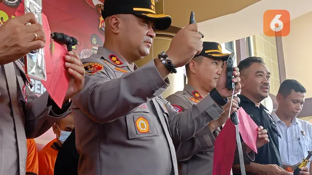Batang Bukti Alat Maling Motor. (Selasa, 28/05/2024). (Yandhi Deslatama/Liputan6.com).