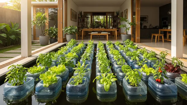 Kebun Sayur Organik Pakai Galon Bekas