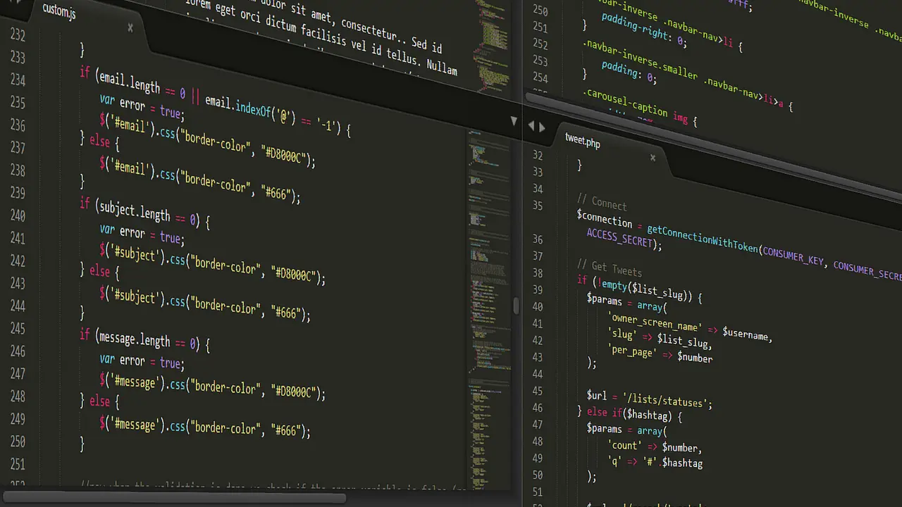 Ilustrasi developer, full stack developer, programmer.