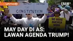 Ribuan Orang Turun ke Jalan di Washington dalam Aksi May Day!