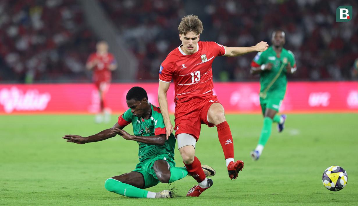 Mauro Zijlstra kembali mengalami cedera setelah membela Timnas Indonesia dalam ajang FIFA Series 2026. (Bola.com/M Iqbal Ichsan)