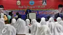 Sambutan Ketua MPR Zulkifli Hasan saat sosialisasi bahaya penyalahgunaan narkoba di SMAN 68, Jakarta, Jumat (19/8). Zulkifli mengaku khawatir dengan generasi muda Indonesia yang tidak hapal dan memahami Empat Pilar. (Liputan6.com/Johan Tallo)