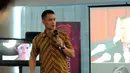 Choky Sitohang menjadi pengajar dalam kelas presenting Micel 2014, Jakarta, Selasa (21/10/2014) (Liputan6.com/Faisal R Syam)