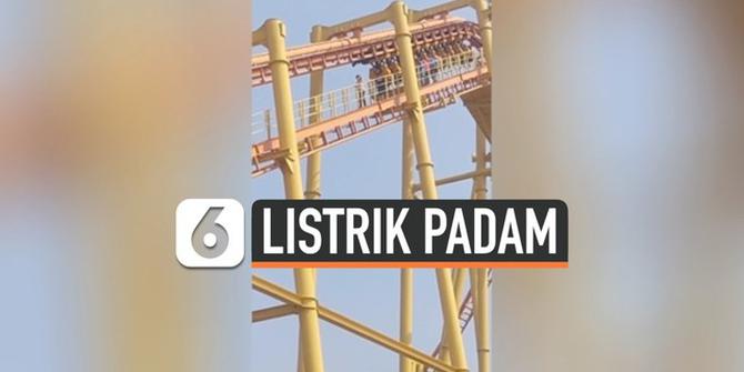 VIDEO: Taman Hiburan Mati Listrik, Pengunjung Tergantung di Wahana