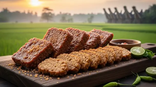 Tempe Bacem Manis Gurih dengan Gula Pasir