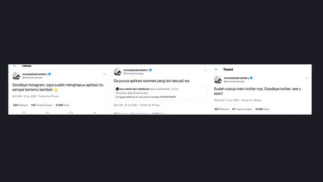 Amanda Manopo Pamit dari Media Sosial, Hapus Aplikasi Instagram dan Twitter