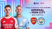 Siaran langsung Arsenal vs Man City eksklusif di Vidio. (dok. vidio.com)