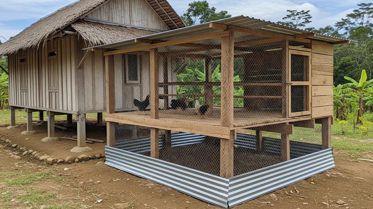10 Desain Kandang Ayam Sederhana untuk Rumah Kecil, Anti Dimangsa Ular