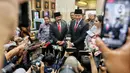 Presiden Joko Widodo melantik Agus Harimurti Yudhoyono menjadi Menteri ATR/Kepala BPN di Istana Negara, Jakarta, Rabu (21/2/2024). (Liputan6.com/Angga Yuniar)