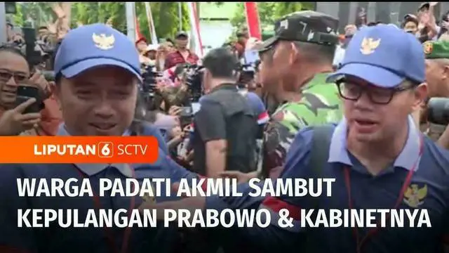 VIDEO: Retreat Kabinet Merah Putih Selesai, Warga Magelang Sambut Kembalinya Prabowo dan Jajaran