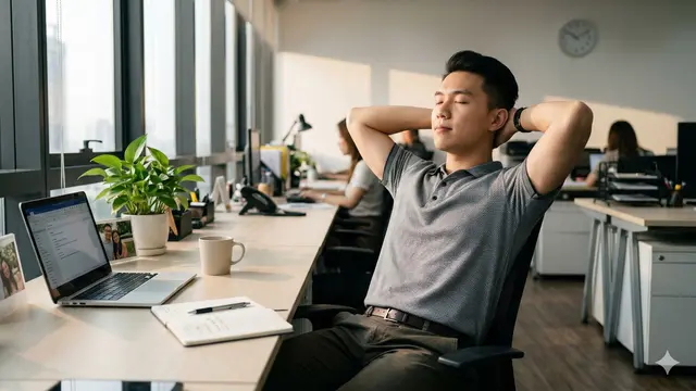 Cara Balik ke Rutinitas Tanpa Tersiksa setelah Lebaran (Foto: Gemini AI)