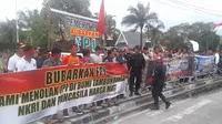 Masyarakat Kalteng siap berada di garda terdepan membantu pemerintah untuk membubarkan FPI. (Liputan6.com/Rajana K).