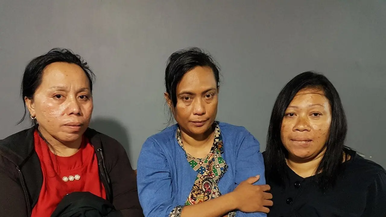 trio emak-emak garong di Makassar tertangkap polisi (Liputan6.com/ Eka Hakim)