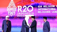 Forum Religion Twenty (R20) adalah rangkaian kegiatan G20 yang digelar pada 2-3 November 2022/Istimewa.