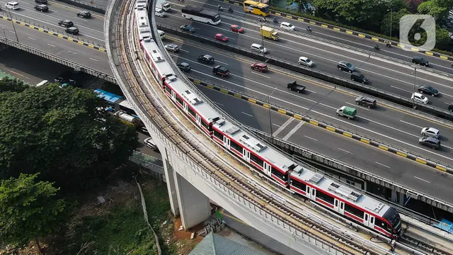 Jembatan Lengkung LRT Jabodebek