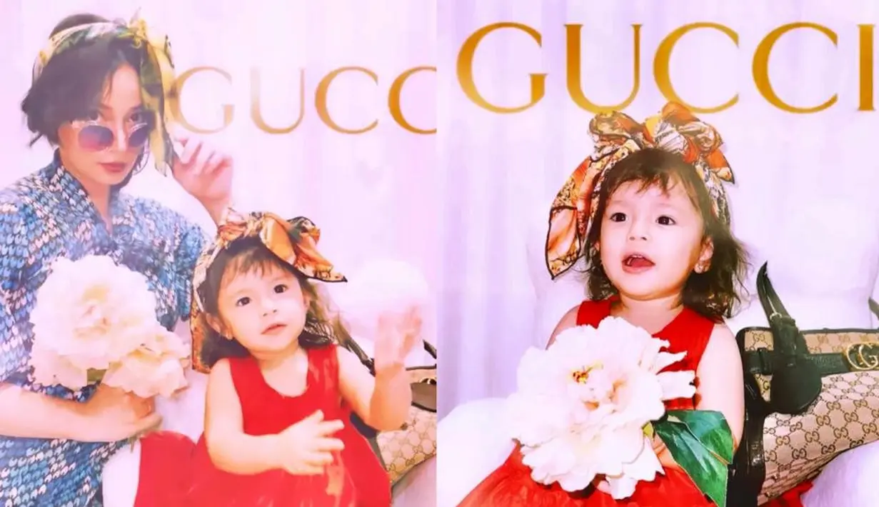 <p>Demam tren Gucci Model Challenge tengah merajalela Tak ketinggalan di kalangan selebriti Indonesia. Asmirandah dan sang putri, Chole juga ikut meramaikan tren tersebut. (Instagram/instagram89).</p>