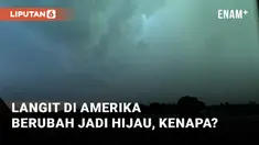 Langit Amerika Berubah Jadi Hijau
