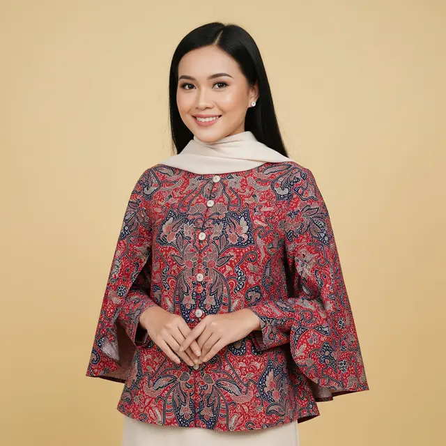 9 Model Baju Batik Wanita Kancing Depan, Kombinasi Anggun dan Praktis