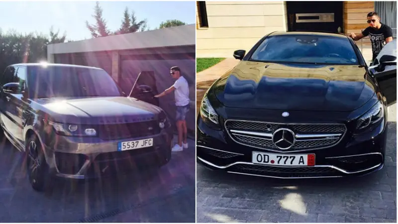 Ronaldo Pamer Range Rover Sport SVR dan Mercy S65 AMG