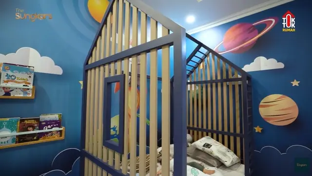 Kamar anak Shireen Sungkar dan Teuku Wisnu (Foto: YouTube/The Sungkars Family)
