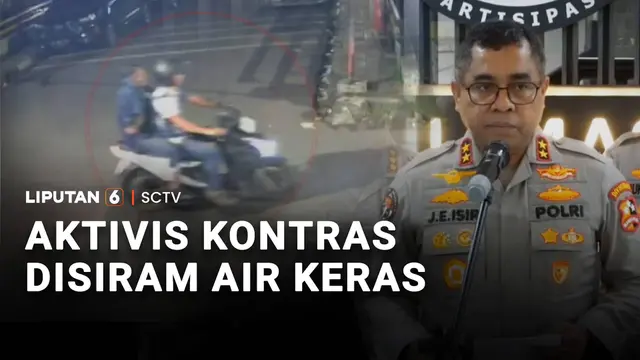 CCTV Merekam Detik-Detik Aktivis KontraS Disiram Air Keras