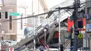 Sebuah bangunan rusak akibat gempa bumi di General Santos, Filipina, Senin 8 Juni 2026. (AP Photo)