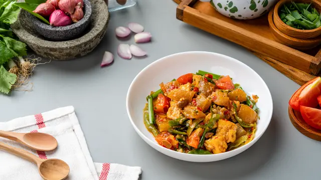 resep oseng kikil sapi pedas