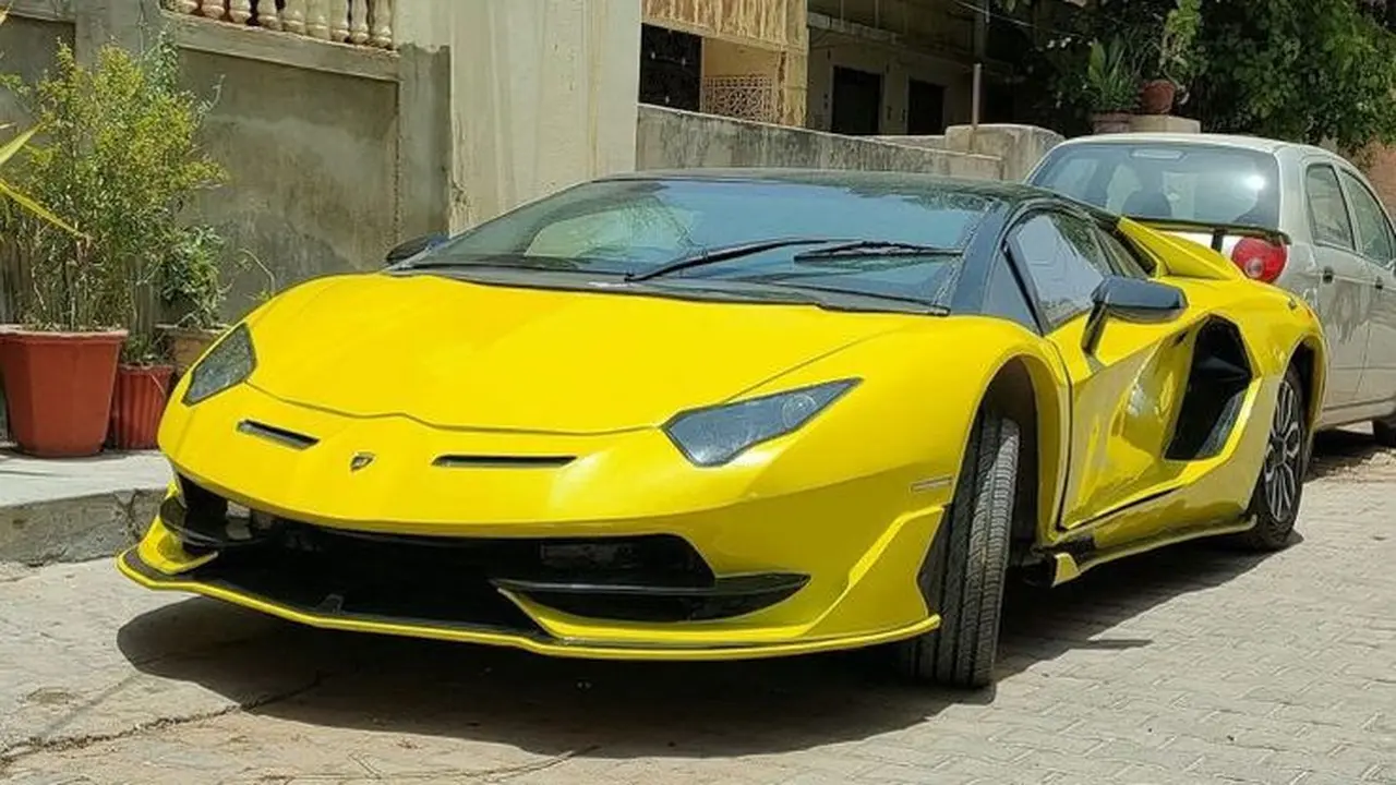 Honda Civic Ini Dimodifkasi Jadi Lamborghini Aventador (Cartoq)
